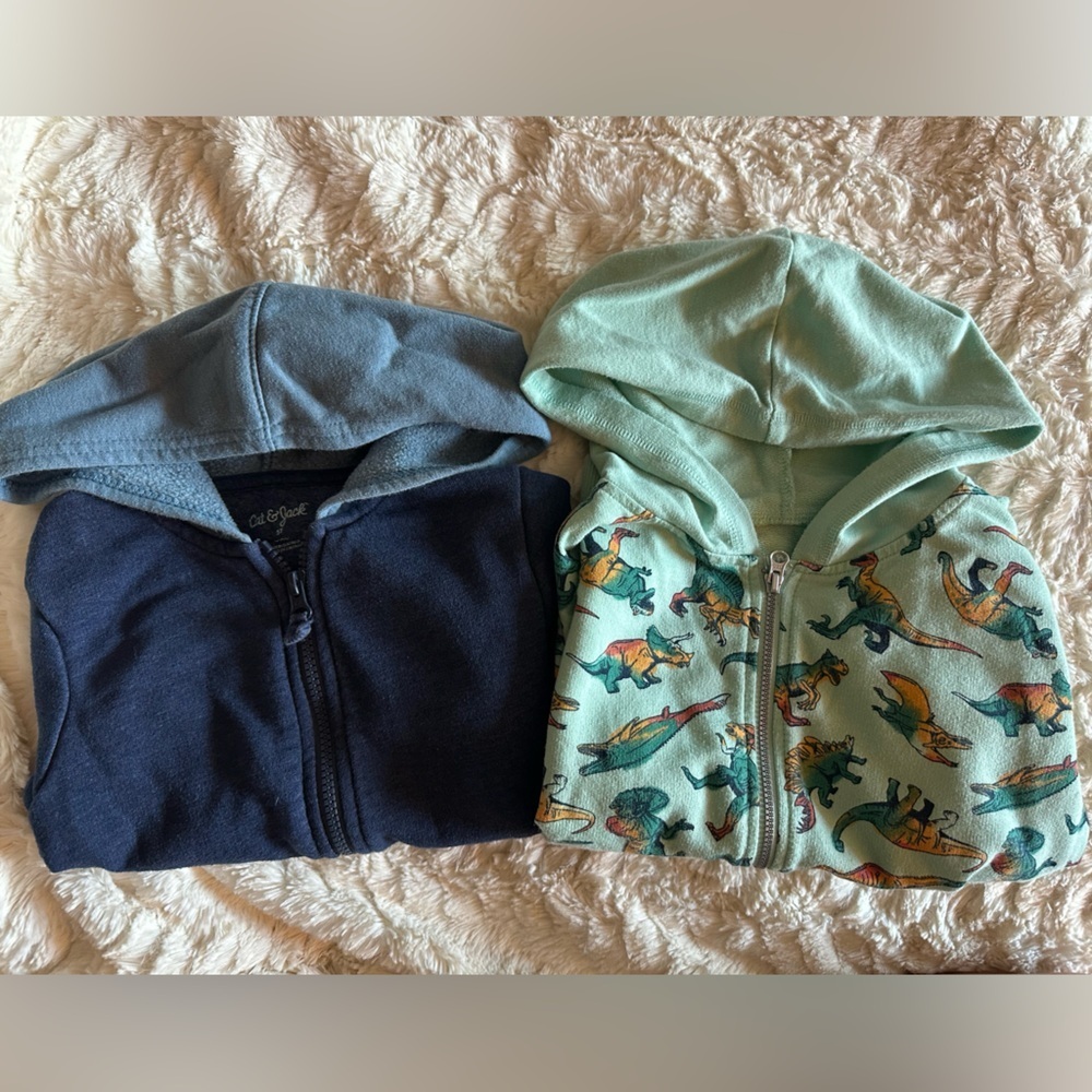 5T Boys Hoodies set of two